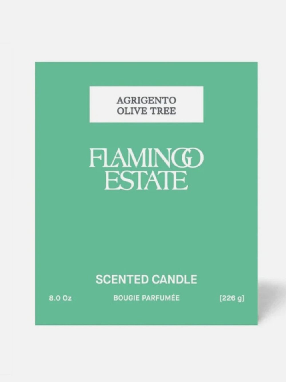 FLAMINGO ESTATE Agrigento Olive Tree Scented Candle - 8oz. w/box NEW